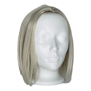 Straight Bob 10 "Synthetic Wig Topper New